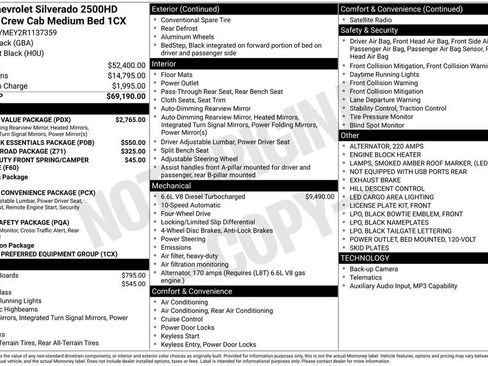 Used 2024 Chevrolet Silverado 2500 Custom w/ Custom Value Package image 8