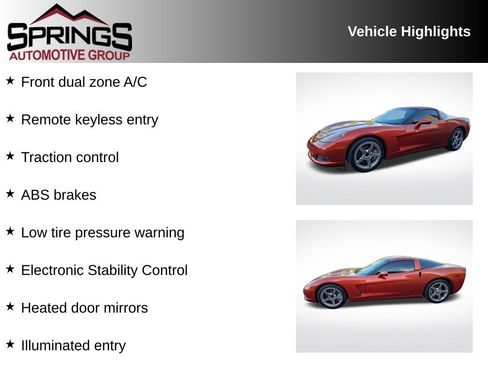 Used 2005 Chevrolet Corvette Coupe w/ Preferred Equipment Group RWD image 2
