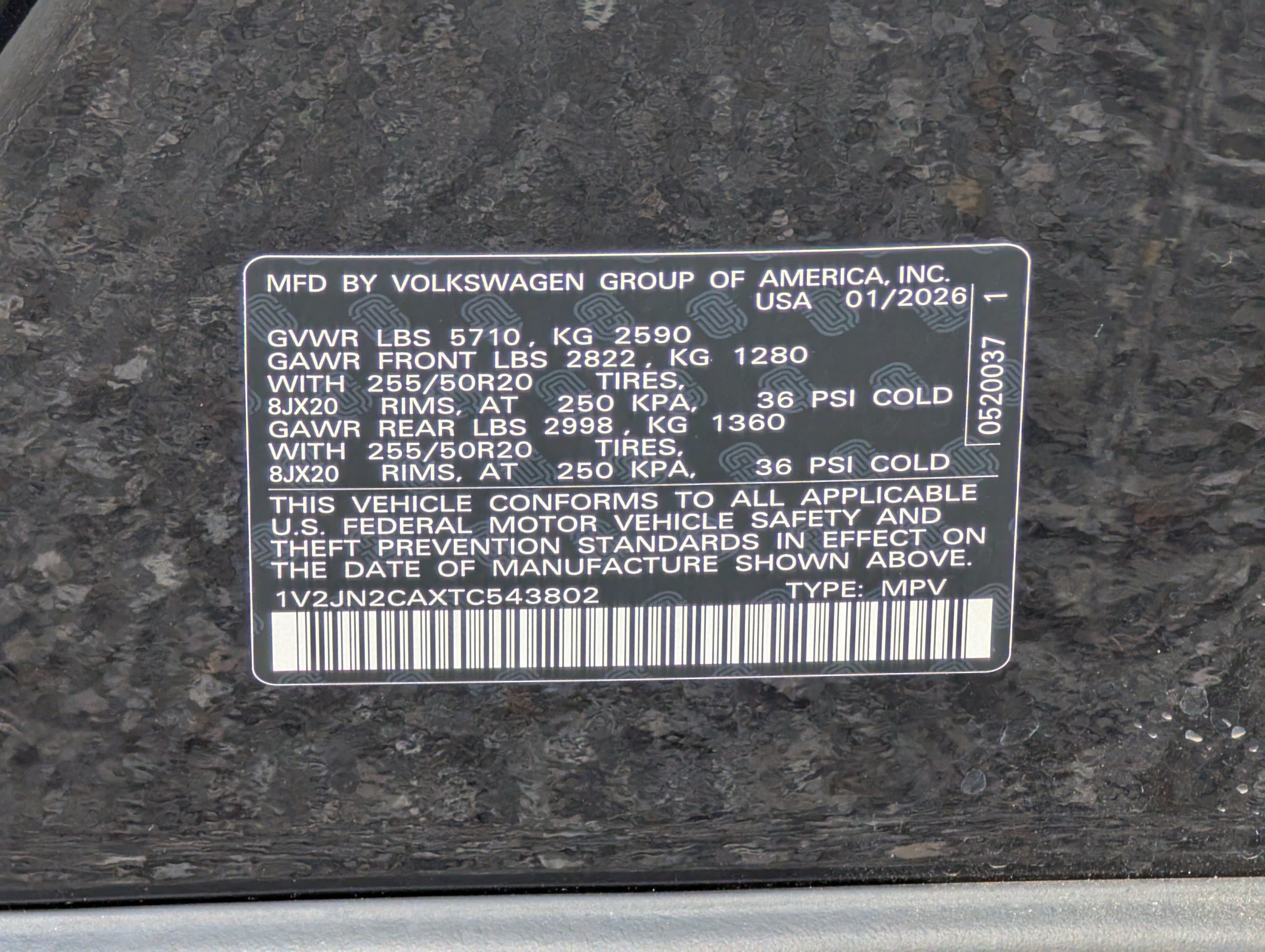 Used 2026 Volkswagen Atlas SE FWD image 38