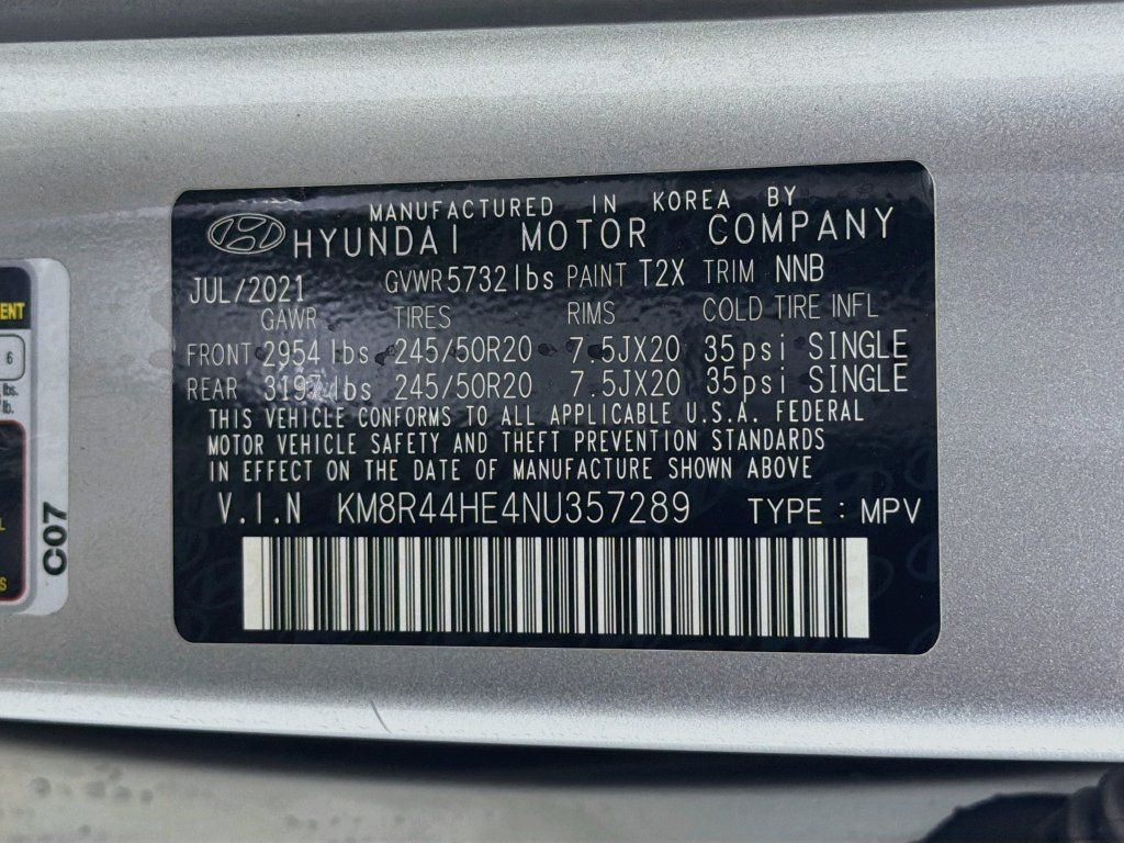 Used 2022 Hyundai Palisade SEL w/ 8P Bench Seat Package FWD image 36