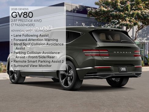 New 2026 Genesis GV80 2.5T Prestige image 10