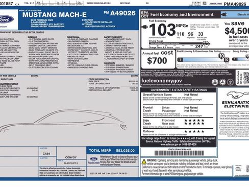 Certified 2023 Ford Mustang Mach-E Premium RWD image 6