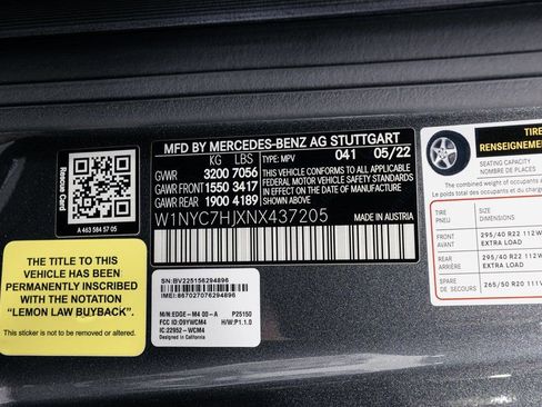 Used 2022 Mercedes-Benz G 63 AMG 4MATIC image 40