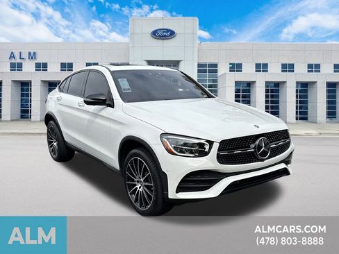 Used 2022 Mercedes-Benz GLC 300 4MATIC Coupe w/ AMG Line image 3