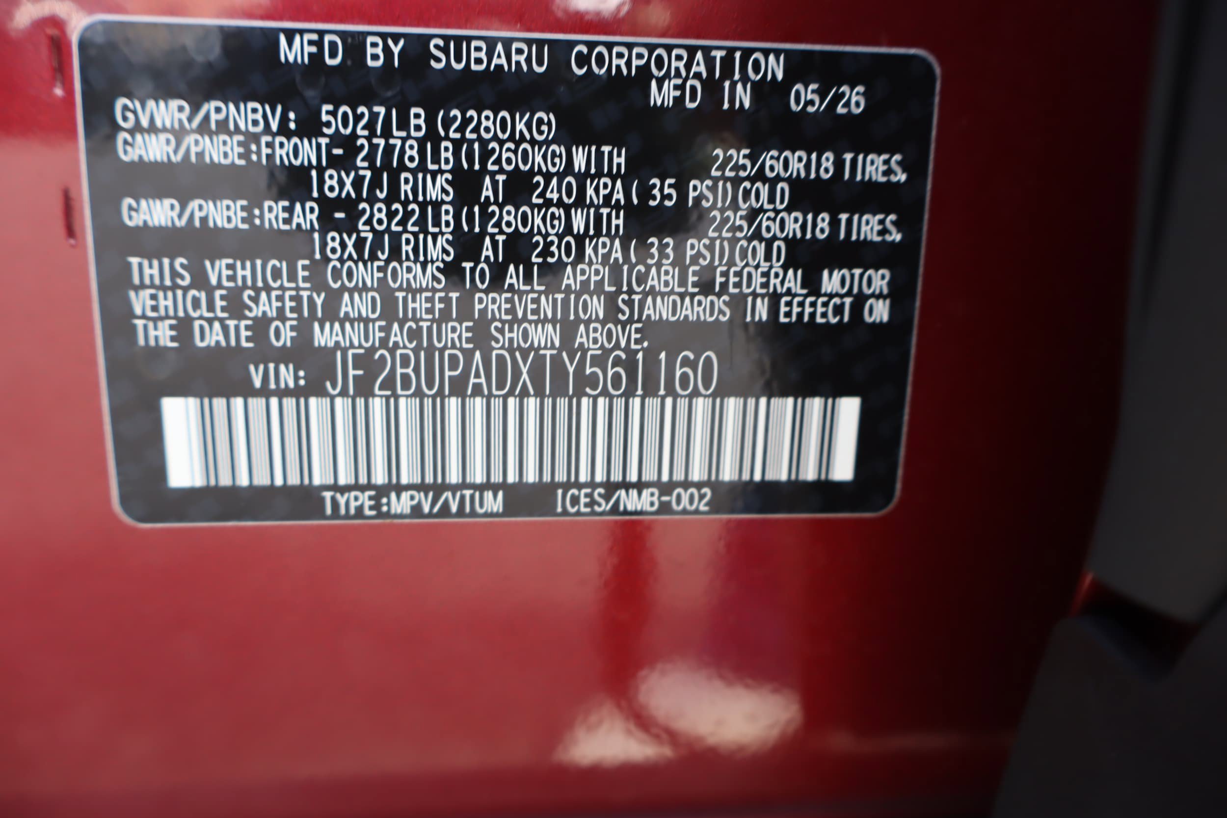 New 2026 Subaru Outback Premium w/ Premium/Limited Package AWD/4WD image 19