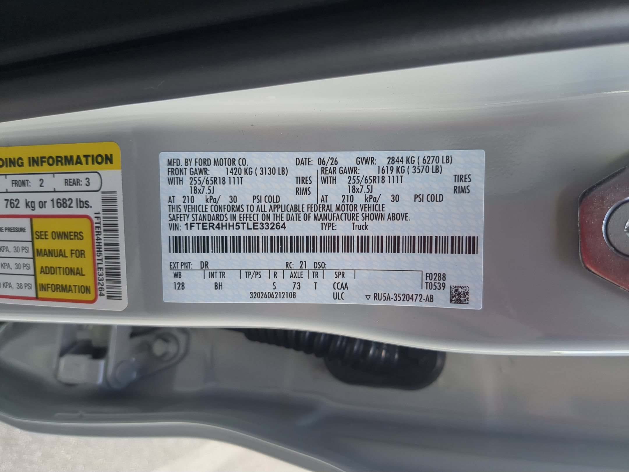 New 2026 Ford Ranger XLT w/ Equipment Group 301A High AWD/4WD image 35