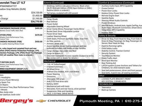 Used 2022 Chevrolet Trax LT w/ Driver Confidence Package image 15