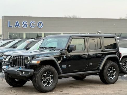 Used 2023 Jeep Wrangler Unlimited Rubicon 4xe w/ Cold Weather Group image 1