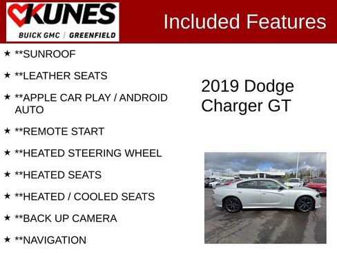Used 2019 Dodge Charger GT w/ Plus Group image 2