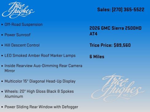 New 2026 GMC Sierra 2500 AT4 w/ AT4 Premium Plus Package AWD/4WD image 20