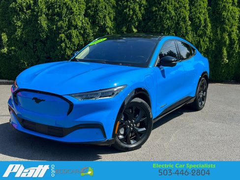 Used 2023 Ford Mustang Mach-E Premium w/ Mustang Nite Pony Package RWD image 1