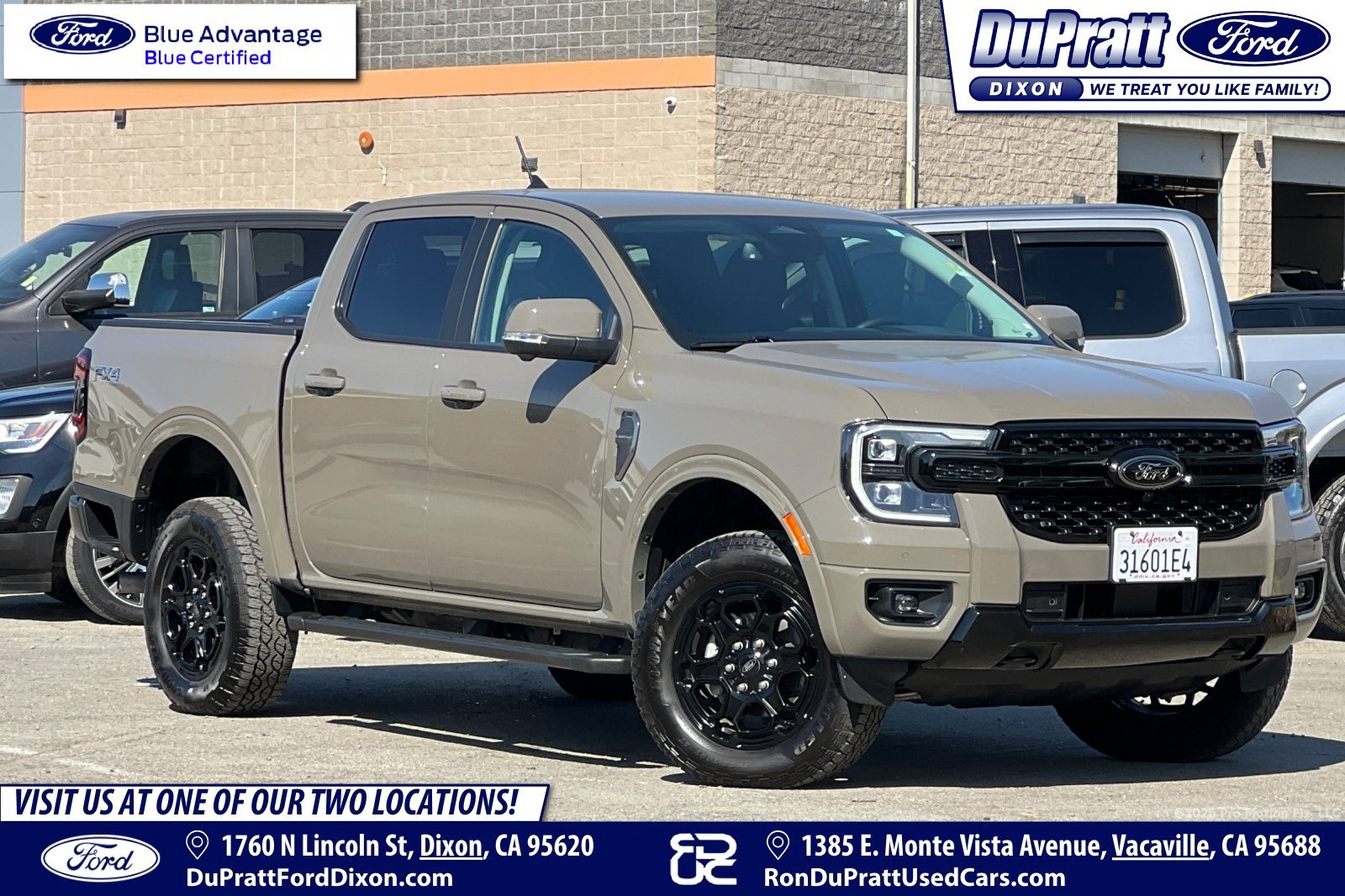 Certified 2025 Ford Ranger Lariat w/ FX4 Off-Road Package AWD/4WD image 1