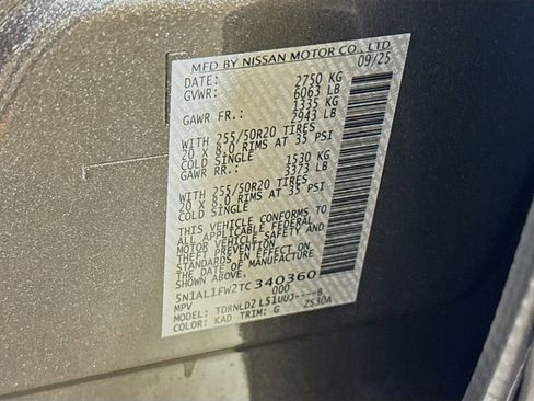 New 2026 INFINITI QX60 Sport w/ Dark Cargo Package image 44