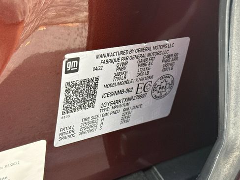 Certified 2022 Cadillac Escalade ESV Sport Platinum AWD/4WD image 39