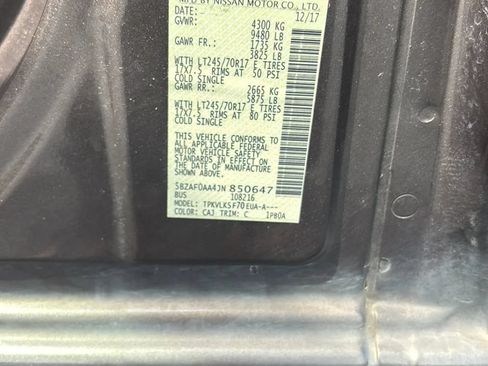 Used 2018 Nissan NV 3500 SL RWD image 32