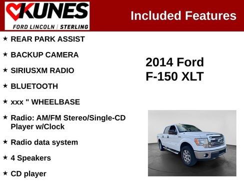 Used 2014 Ford F150 XLT w/ Equipment Group 302A Luxury AWD/4WD image 2