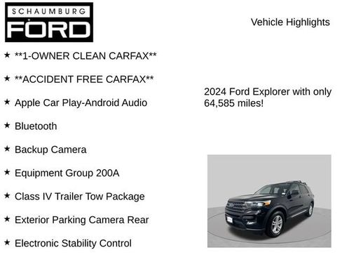 Used 2024 Ford Explorer XLT w/ Class IV Trailer Tow Package AWD/4WD image 7
