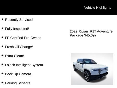 Used 2022 Rivian R1T Adventure image 2