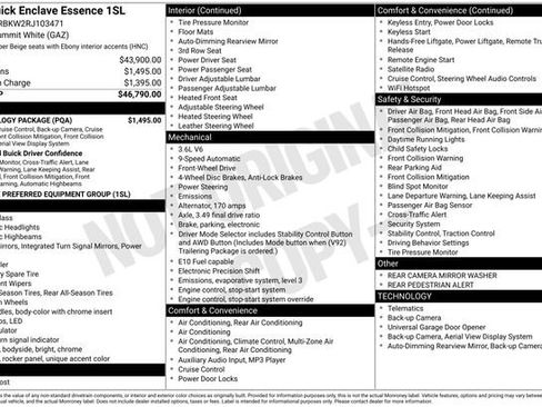 Used 2024 Buick Enclave Essence w/ Technology Package image 9