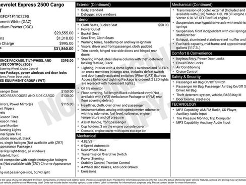 Used 2015 Chevrolet Express 2500 RWD image 5