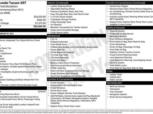 Certified 2024 Hyundai Tucson XRT FWD image 30