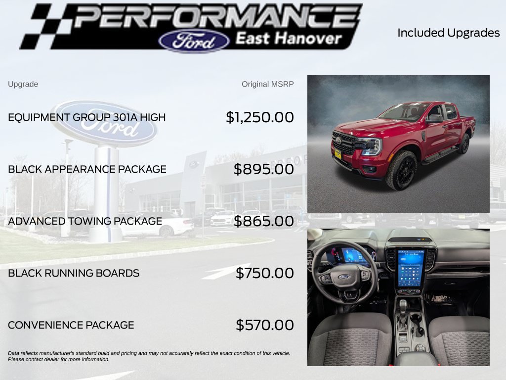 Used 2025 Ford Ranger XLT w/ Equipment Group 301A High AWD/4WD image 5