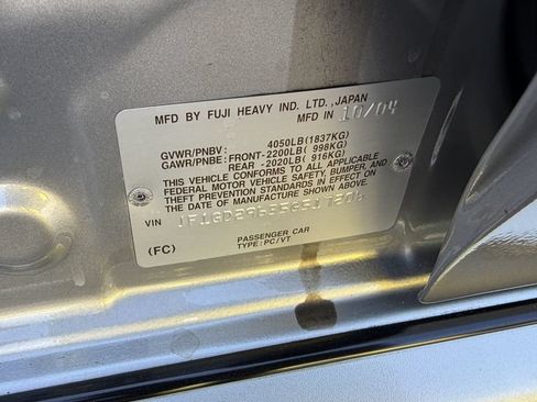 Used 2005 Subaru Impreza WRX Sedan AWD/4WD image 6