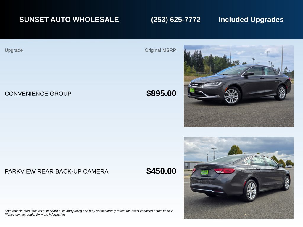 Used 2015 Chrysler 200 Limited w/ Convenience Group FWD image 22