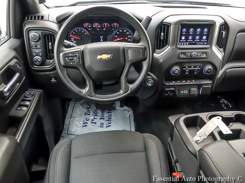 Used 2025 Chevrolet Silverado 1500 Custom w/ Turbomax Blackout Package AWD/4WD image 12
