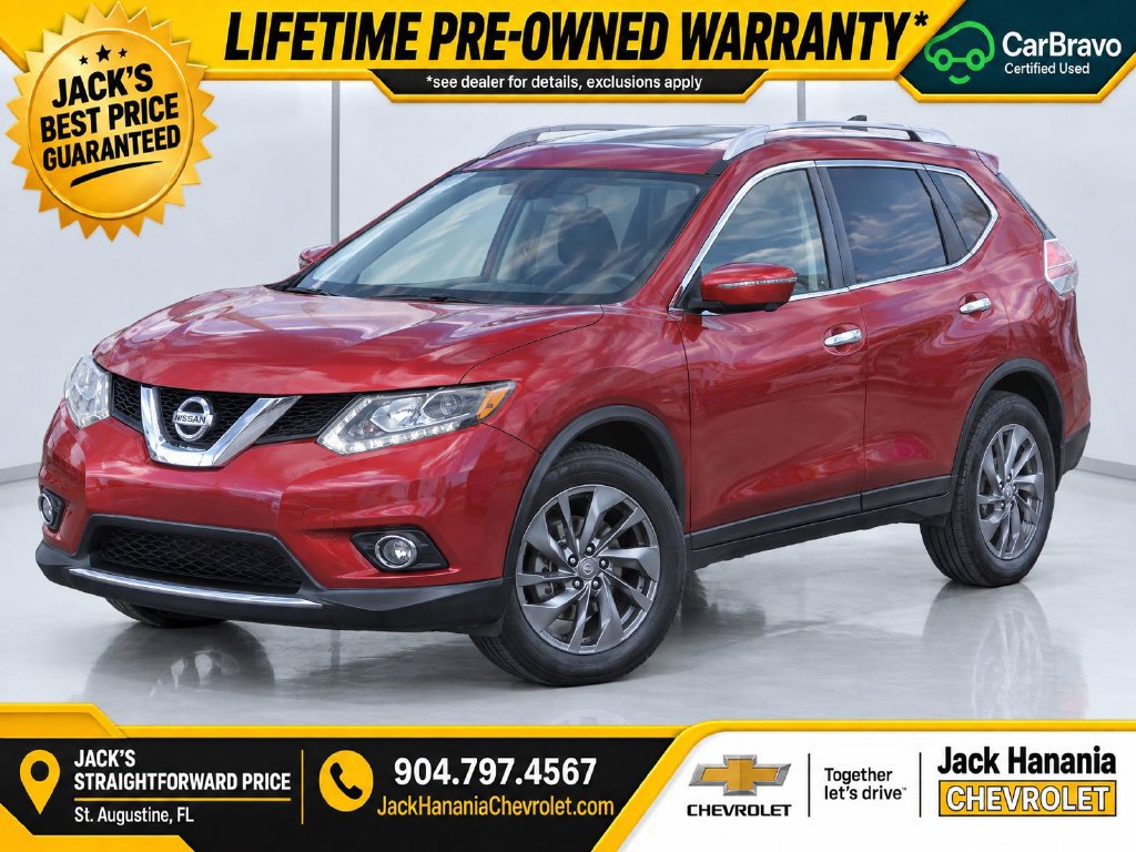 Used 2016 Nissan Rogue SL w/ SL Premium Package AWD/4WD image 3