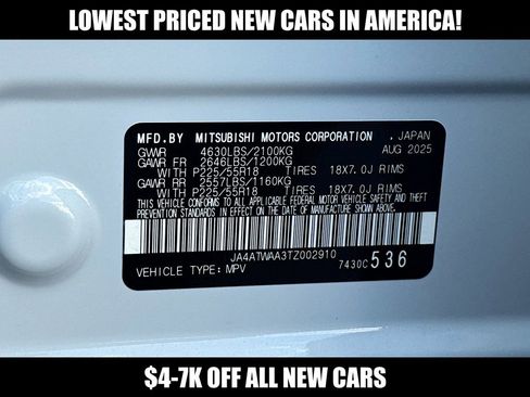 New 2026 Mitsubishi Eclipse Cross SEL image 34