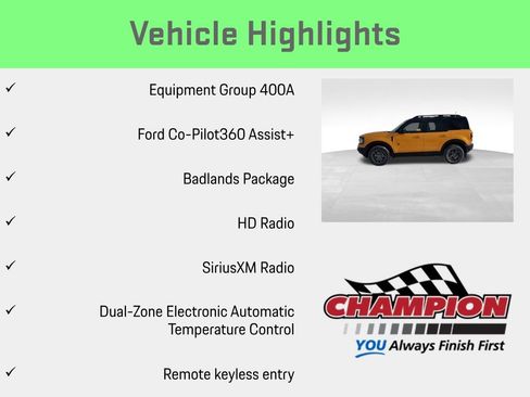 Used 2021 Ford Bronco Sport Badlands w/ Badlands Package image 6