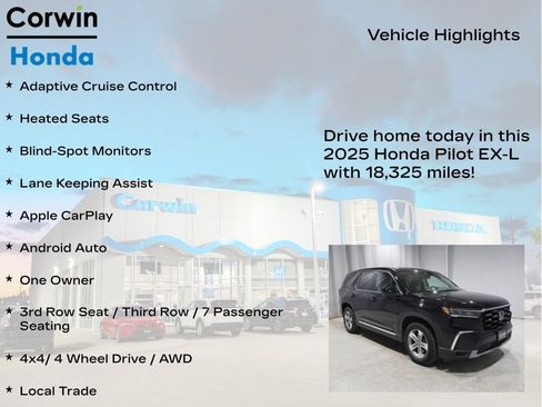 Used 2025 Honda Pilot EX-L image 6