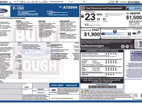 Used 2023 Ford F150 XLT w/ Equipment Group 302A High AWD/4WD image 36