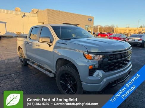 Used 2024 Chevrolet Silverado 1500 Custom w/ Turbomax Blackout Package image 2