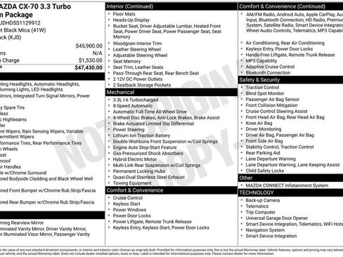 Certified 2025 MAZDA CX-70 3.3 Turbo w/ Premium Package AWD/4WD image 4
