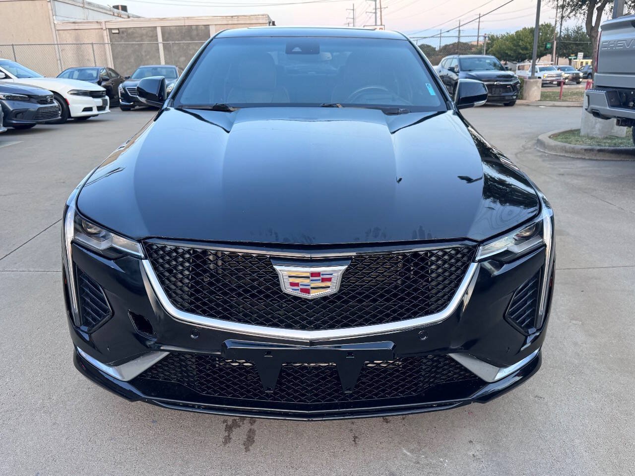 Used 2022 Cadillac CT4 V w/ LPO, ONYX Package AWD/4WD image 2
