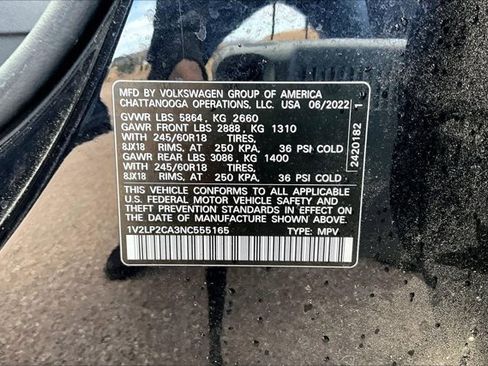 Used 2022 Volkswagen Atlas SE image 19