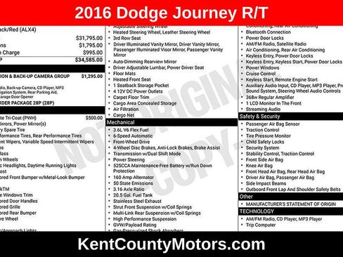 Used 2016 Dodge Journey R/T image 1