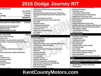 Used 2016 Dodge Journey R/T