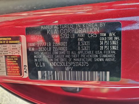 Certified 2023 Kia EV6 GT AWD/4WD image 30
