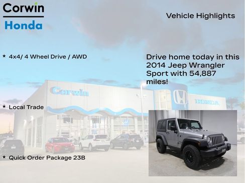 Used 2014 Jeep Wrangler Sport image 6