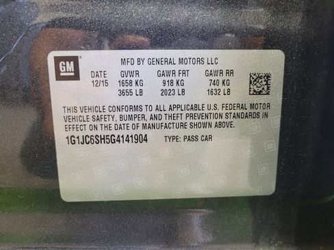 Used 2016 Chevrolet Sonic LT image 33