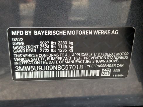 Used 2022 BMW M340i xDrive w/ Premium Package AWD/4WD image 40