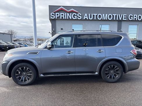Used 2017 Nissan Armada Platinum w/ Captain Seat Package image 2