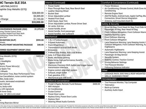 Used 2021 GMC Terrain SLE w/ Driver Convenience Package FWD image 2