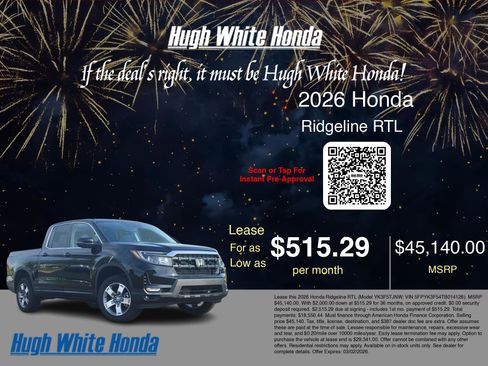 New 2026 Honda Ridgeline RTL image 3