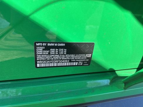 Used 2024 BMW M3 CS w/ M Driver's Package image 9