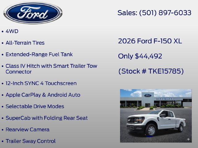 New 2026 Ford F150 XL AWD/4WD image 6