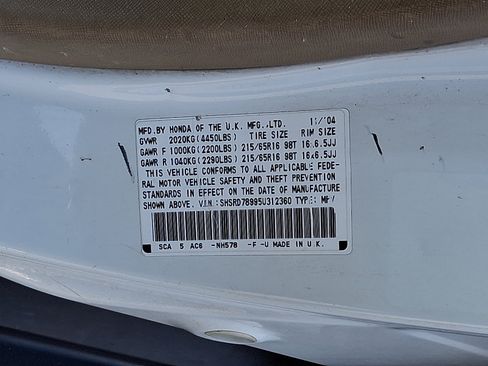 Used 2005 Honda CR-V EX image 26